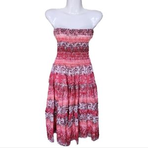 Strapless Summer Beach Dress Cover Up